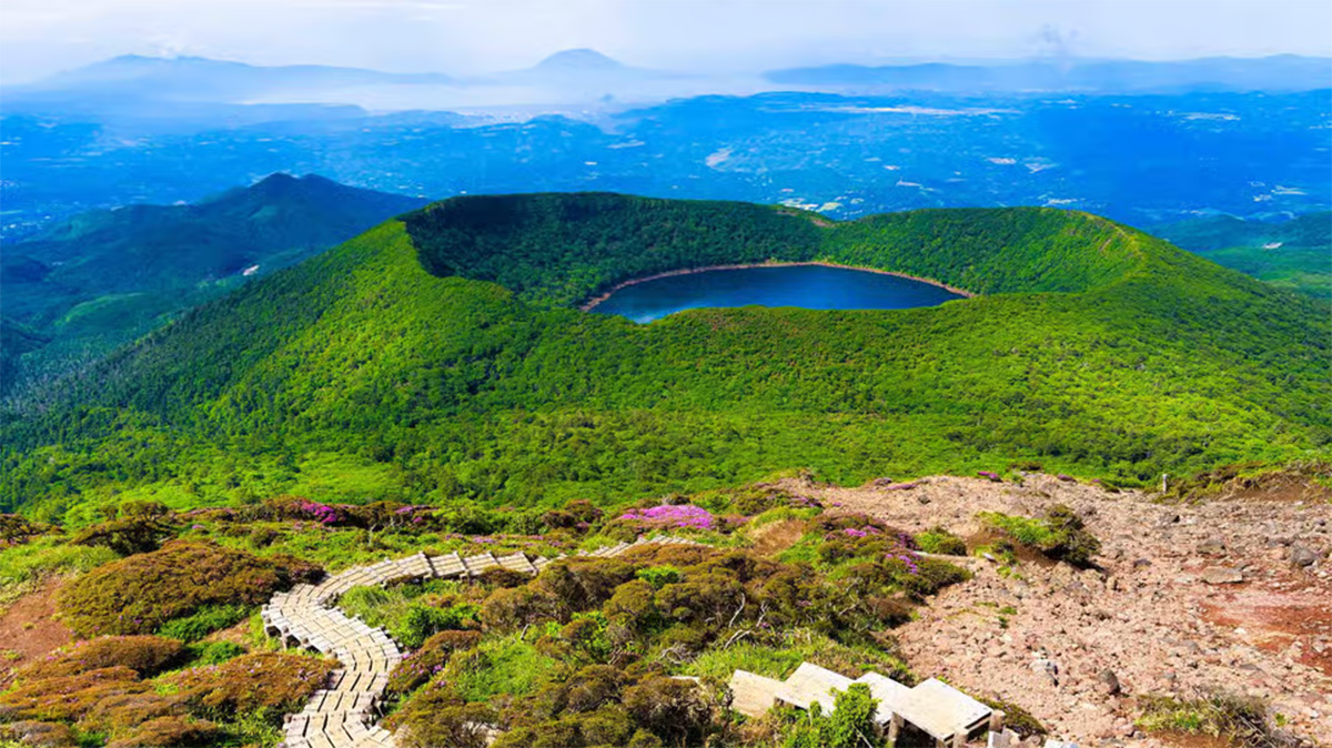 Kirishima National Park volcano trek guided tour Kagoshima